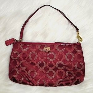 Coach burgundy c logo - Gem